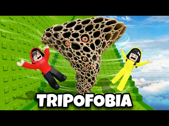 Yuta, Mio Dan Baby Celine Dikejar Olej Tornado Tripofobia || ROBLOX