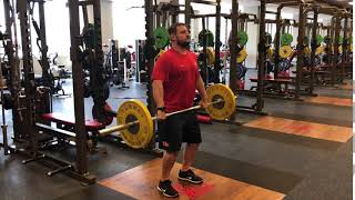 Position 1 Hip Clean Pull
