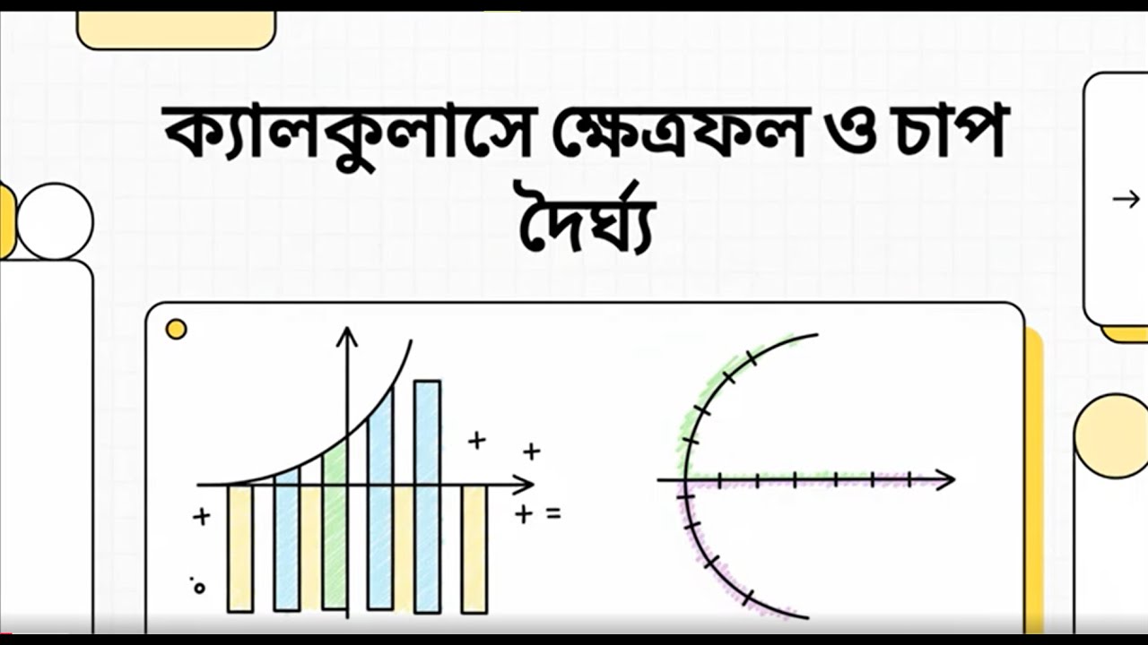  ক্ষেত্রফল ও চাপ দৈর্ঘ্য | Basic | Calculus 1 || অনার্স প্রথম বর্ষ || learnhub world 