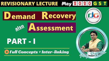 Revisionary Lecture for May 2020 -  Demand & Recovery Including Assessment Part I