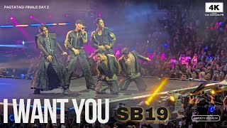 [4K FANCAM] SB19 | I Want You LIVE @ Pagtatag Finale | 05.19.2024