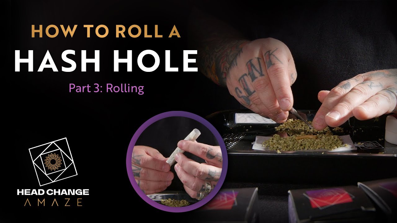 How to Roll a Hash Hole Joint / Doink with AMAZE Cannabis & HeadChange: Part 3/4