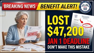 Social Security January 1st 2026 Deadline — How Mary (68) Lost $47,200 Missing This Date