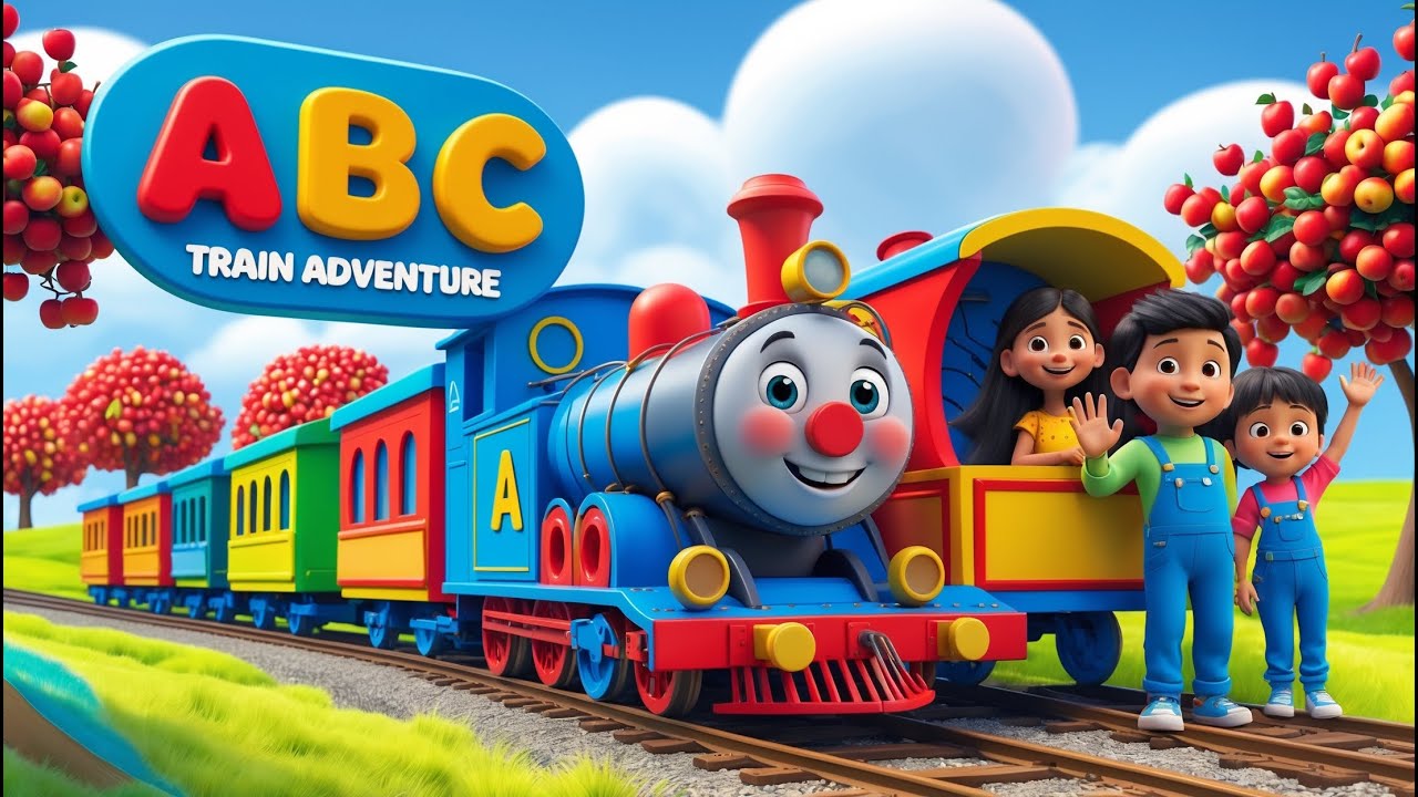 ABC Train Ride 🚂 | Learn Alphabet A to Z with Fun - YouTube