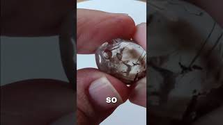 Beautiful smoky enhydro quartz featuring a visible moving bubble suspended within #Enhydro #crystal