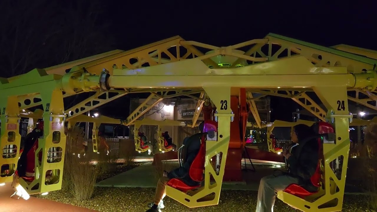 Courtney on Sol Spin at Kings Island Winterfest