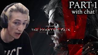 xQc Plays Metal Gear Solid 5 The Phantom Pain - Part 1 (with chat)