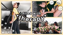 a week in my CRUTCH life ☆ injured vlog