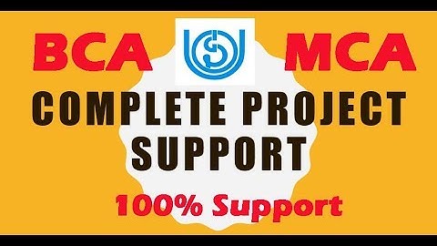 Help Line - 7532842626 - IGNOU BCA / MCA Synopsis & Project Support &  Guidance By Navneet Vishwas