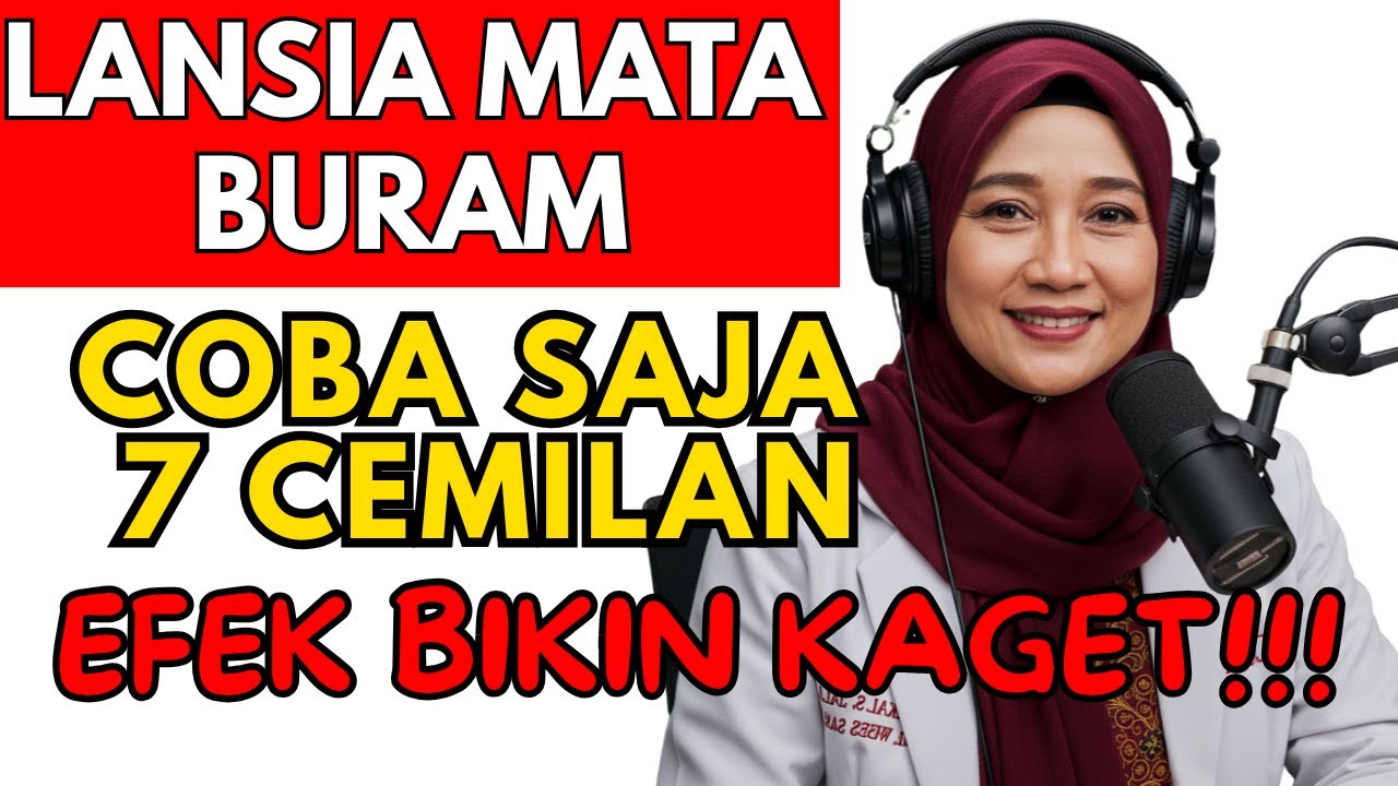 MATA LANSIA BURAM? COBA LANGSUNG 7 CEMILAN AJAIB INI, EFEKNYA BIKIN KAGET!!!