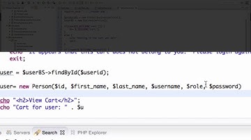 PHP 2 - Milestone 4 - 07 Show Cart Data