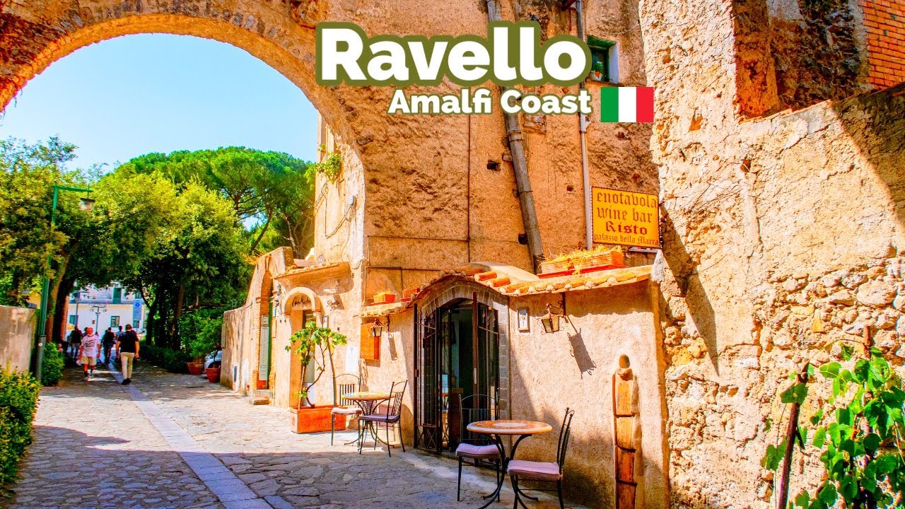 Ravello, Italy 🇮🇹 | The Terrace Of the Amalfi Coast - 4K 60fps HDR Walking Tour