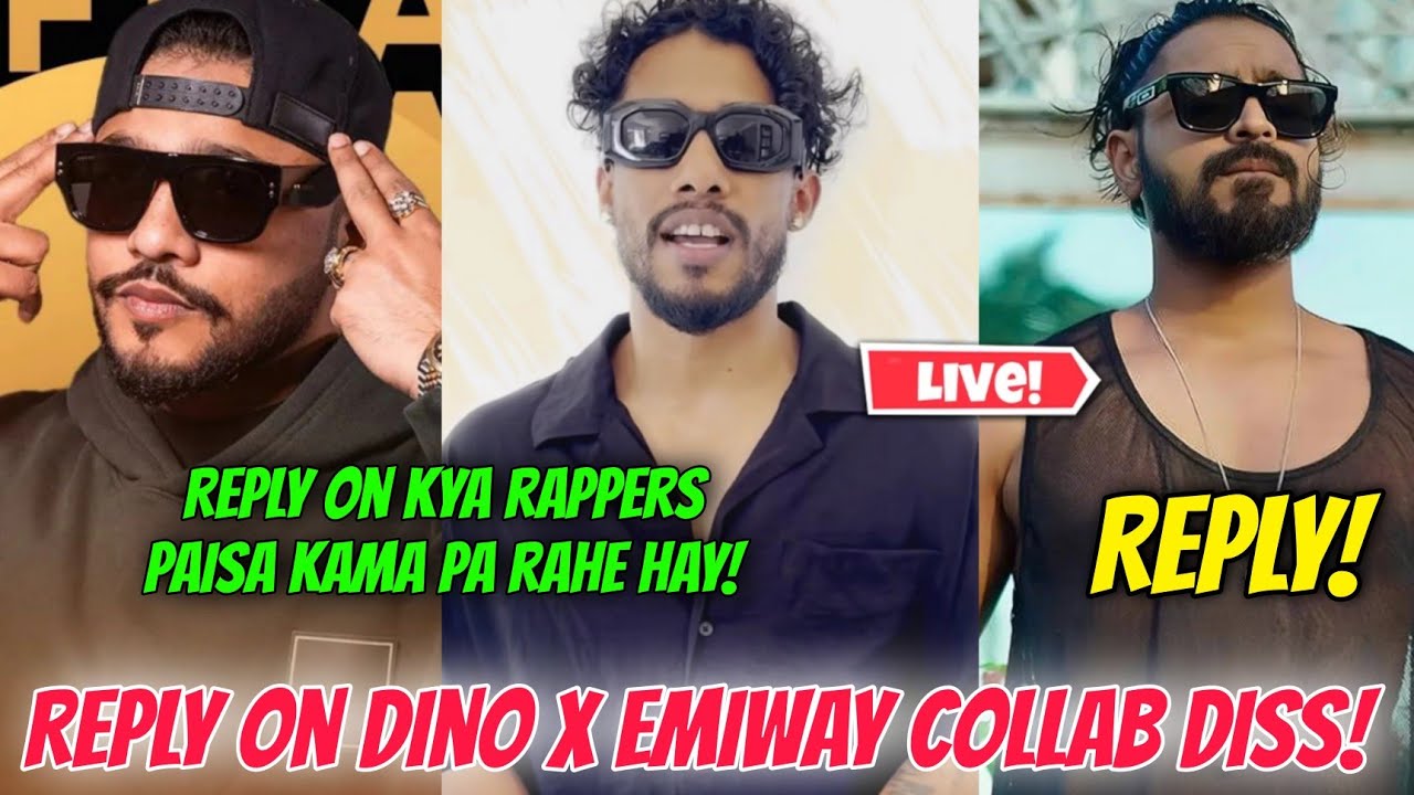 Dino x Emiway Collab Diss   Reply From Dino Dino On Kya Rappers Paisa Kama Pa Rahe Hai Badshah In
