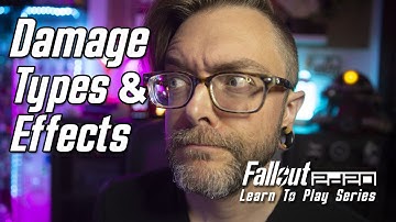 Fallout 2d20 Damage Types and Damage Effects: Learn to Play Series Tabletop RPG by Modiphius