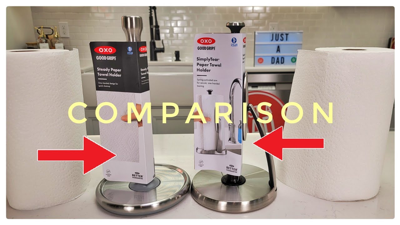 OXO Paper Towel Holder Comparison 