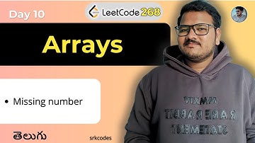 Find the Missing Number (Leetcode Q268) in Telugu | Brute Force & Optimal | srkcodes