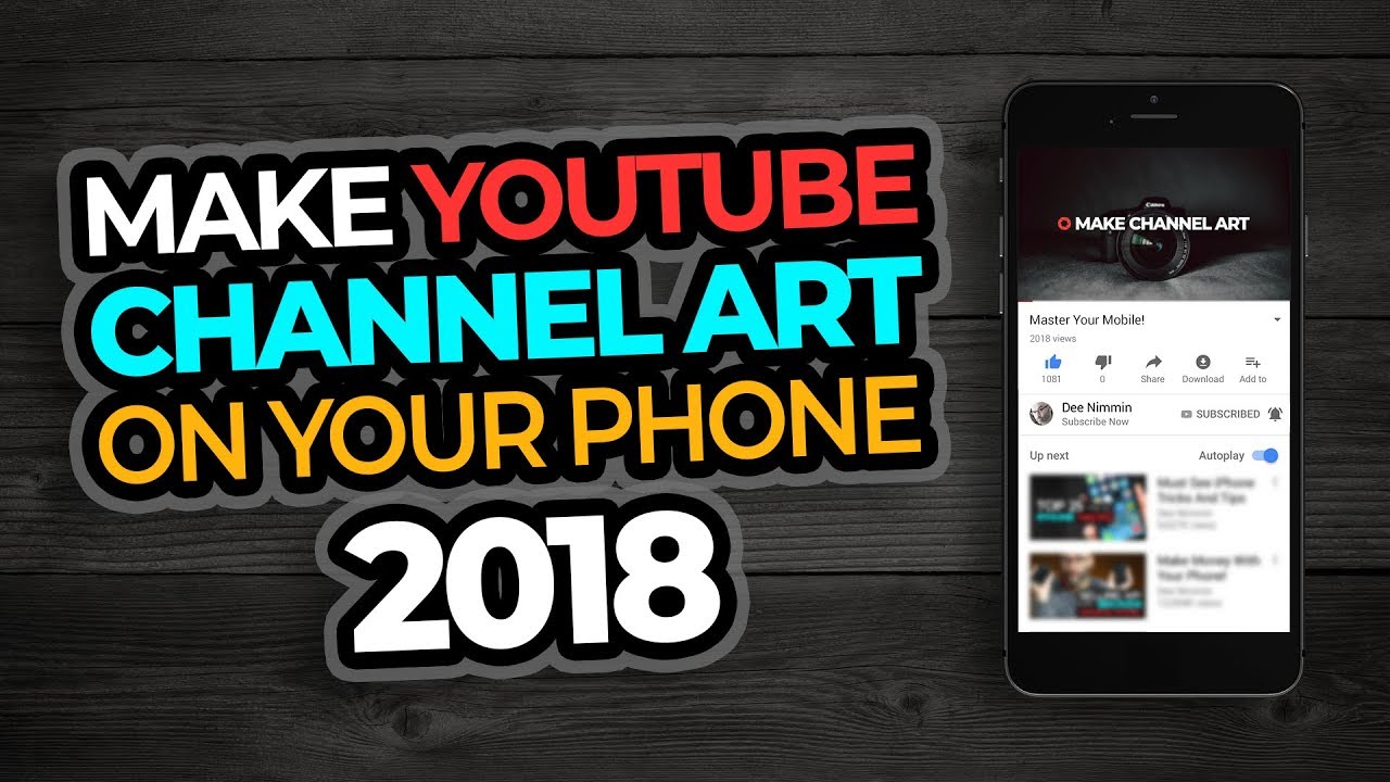 How To Make A Youtube Banner On Your Phone