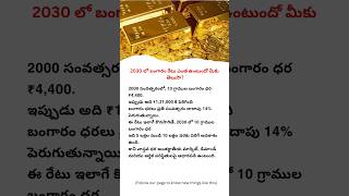 Gold Price in 2030 | How High Will Gold Go? Prediction Explained |Will Gold Reach 10 Lakhs in 2030?