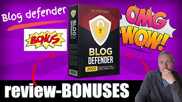 Blog defender review wordpress security and protection plus bonuses