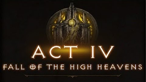 Diablo 3: Reaper of Souls - Crusader vs. Act 4 HD Gameplay