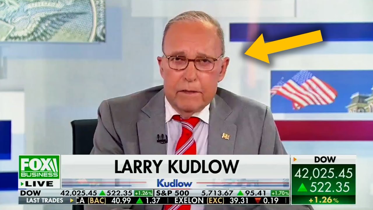 Fox host VISIBLY DISTRAUGHT when stocks go THROUGH THE ROOF