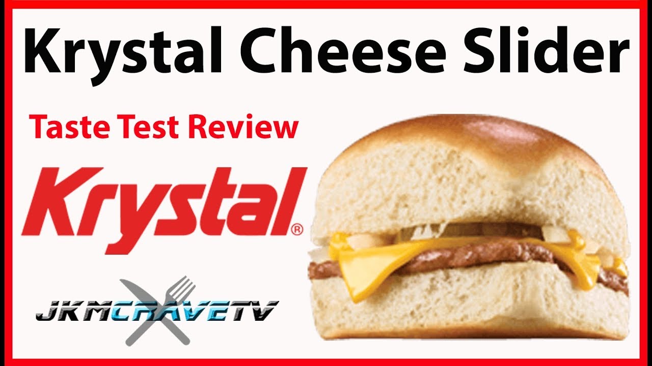 Krystal Cheese Slider Taste Test Review 🍔🍟 JKMCraveTV YouTube