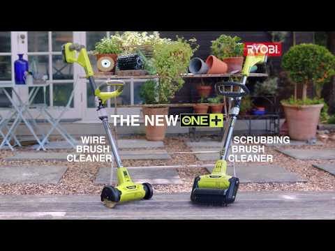 18V ONE+ OUTDOOR PATIO CLEANER - WIRE BRUSH KIT - RYOBI Tools