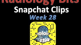 RADIOLOGY BITS (SNAPCHAT WEEK 28) Profile