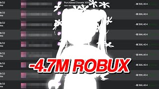She Got Scammed 4.7 Million ROBUX...