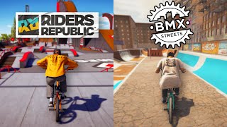 BMX Streets VS Riders Republic (Gameplay Comparison)