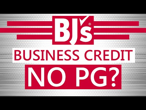 BJ’s Business Credit Card NO PG?