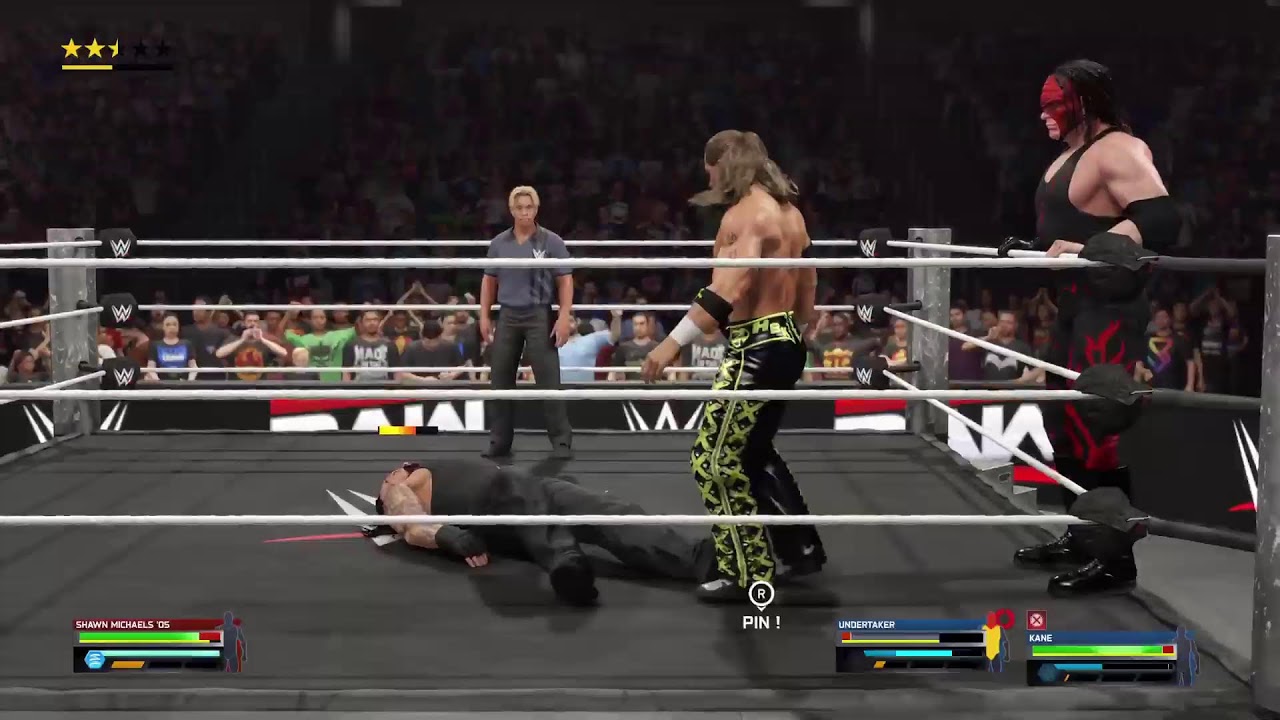 Shawn Michaels vs Brothers of Destruction WWE2K25 Gameplay