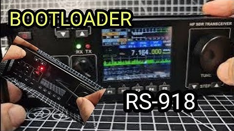 RS-918 , BOOTLOADER , FIRMWARE & SCREEN CALIBRATION