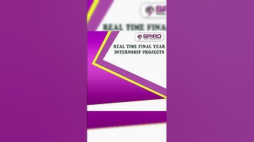 SPIRO PRIME TECH SERVICES | final-year IEEE Internship Projects 2025-2026.