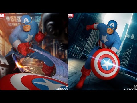 New Mezco Toyz Captain America action figure has grown on us available at entertainment earth