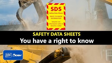 Safety Data Sheets – You have a right to know