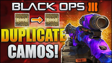 "PATCHED" BLACK OPS 3 INSANE CAMO GLITCH | DUPLICATE ANY CAMO PS4