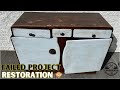 Restoring an art deco sideboard someone tried to up cycle 