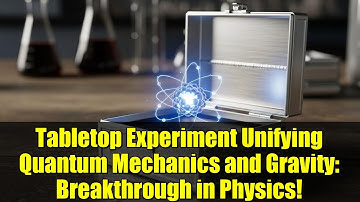 Tabletop Experiment Unifying Quantum Mechanics and Gravity: Breakthrough in Physics!