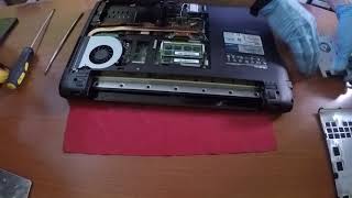 Asus K52J - CMOS battery replacement and partial teardown PT 2 - YouTube
