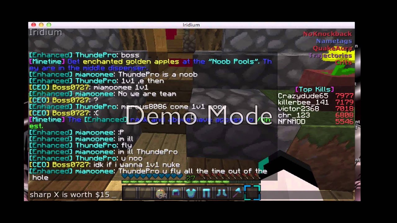 Minetime Op PvP giveaway