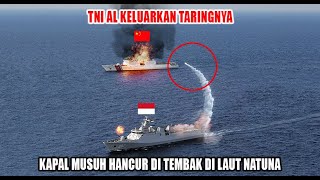 Tni Al Tunjukin Taringnya Sukses Tembak Kapal Musuh Di Laut Natuna  Berita Militer