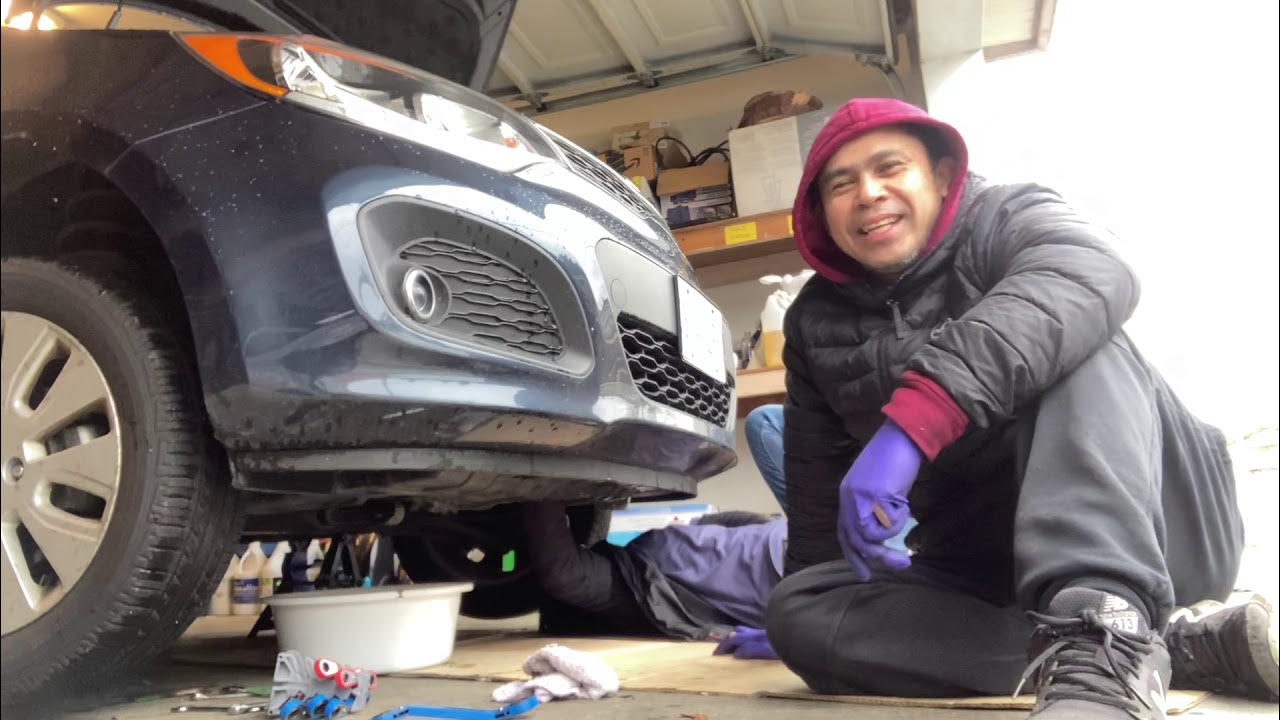 How to change oil filter Kia Rio YouTube