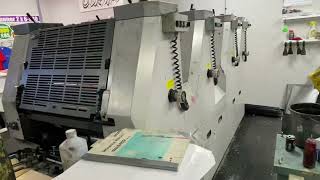 How to Start Hamada B452a Printing Press Machine