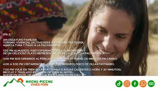 Tour vivencial en Cusco: Valle Sagrado, Misminay y Machu Picchu