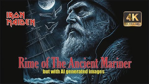 Iron Maiden - Rime of the Ancient Mariner video  - but with AI generated images from the lyrics