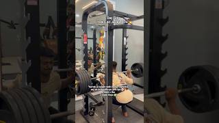 DAY 126 — 100KG SQUAT PR 🦵🔥 #gymmotivation #zeroexcuses #fitnessjourney #consistency #motivation