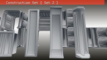 Modular Sci Fi-Set Wip 216 Blender 2 75a - Set 2