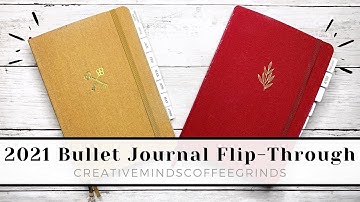 2021 BULLET JOURNAL FLIP THROUGH || My 4th & 5th Bullet Journals!