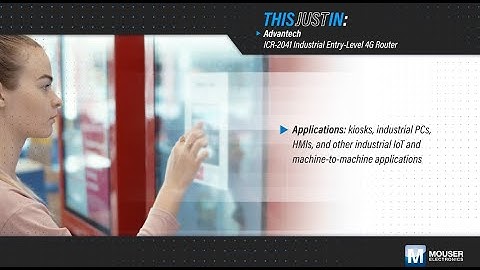 Advantech ICR-2041 Industrial Entry-Level 4G Router - Product Video